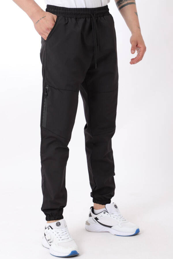 Parachute Fabric Side Pocket Cargo Jogger - 1