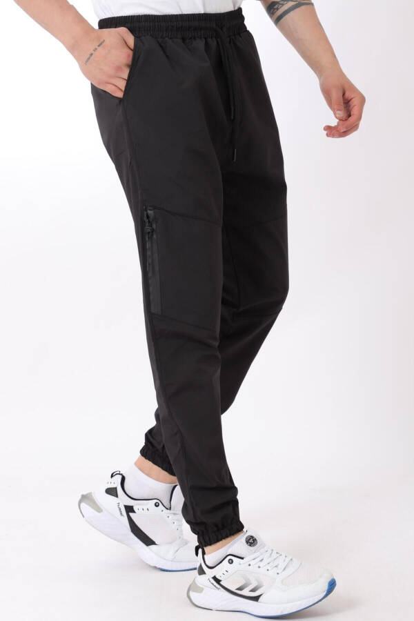 Parachute Fabric Side Pocket Cargo Jogger - 3