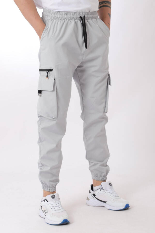 Parachute Fabric Sport Wear Printed Cargo/Jogger Pants - 2