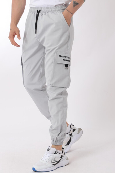 Parachute Fabric Sport Wear Printed Cargo/Jogger Pants - 4