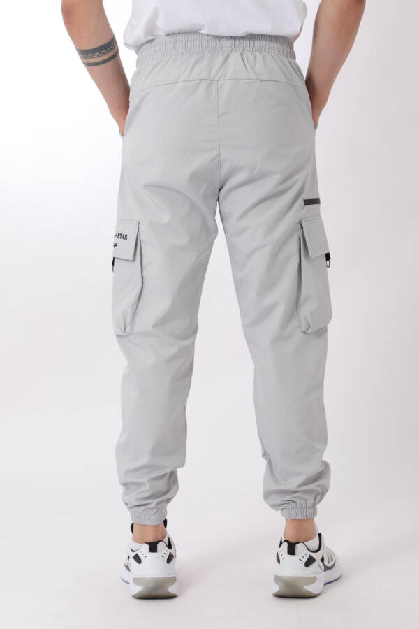 Parachute Fabric Sport Wear Printed Cargo/Jogger Pants - 6