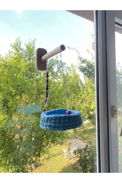 Parakeet Budgie Suction Cup Glass Bed - 2