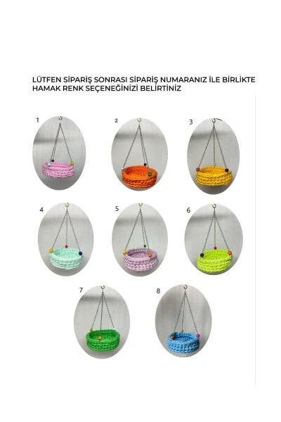 Parakeet Budgie Suction Cup Glass Bed - 3