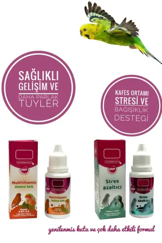 Parakeet Feather Loss Prevention Formula Vitamin Set - 3