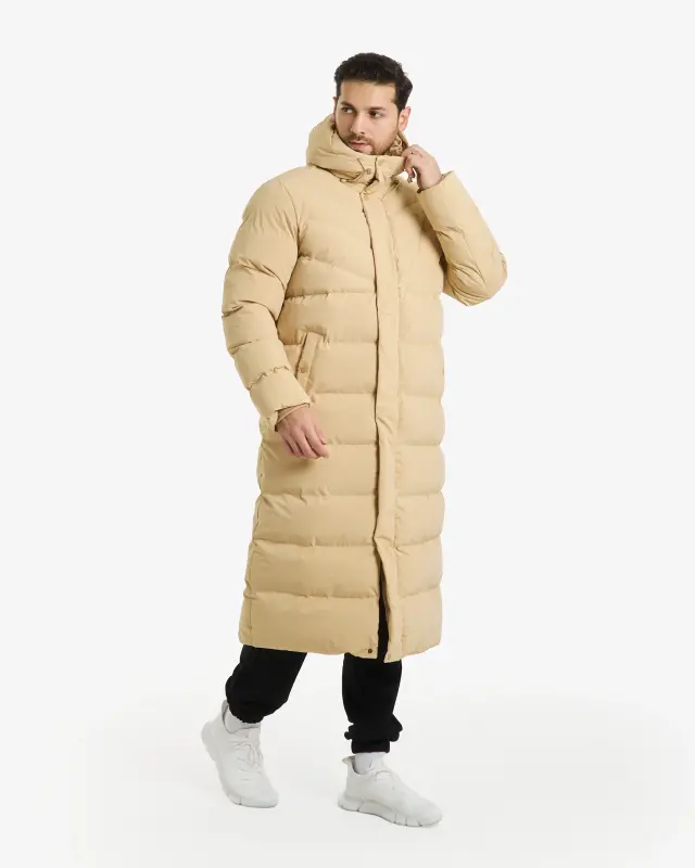 Parka Ceket - Bej - 6