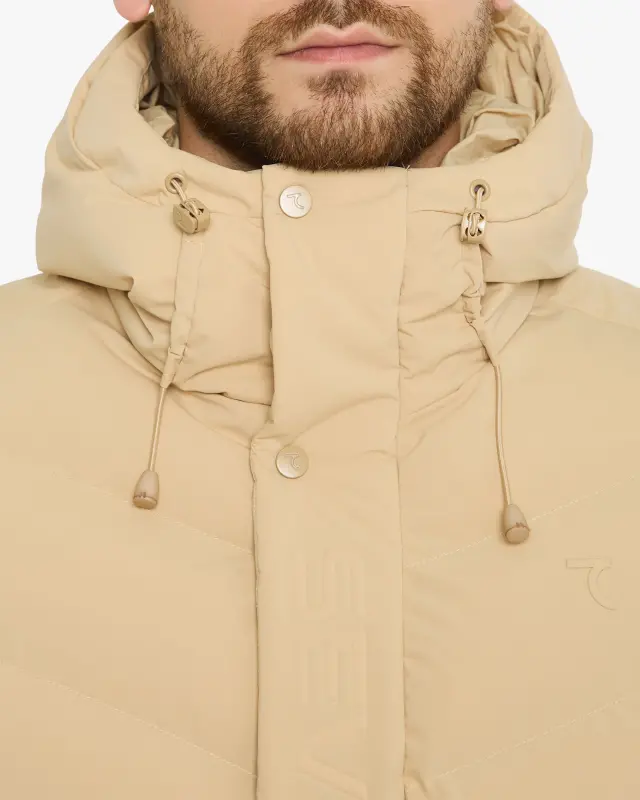 Parka Ceket - Bej - 8