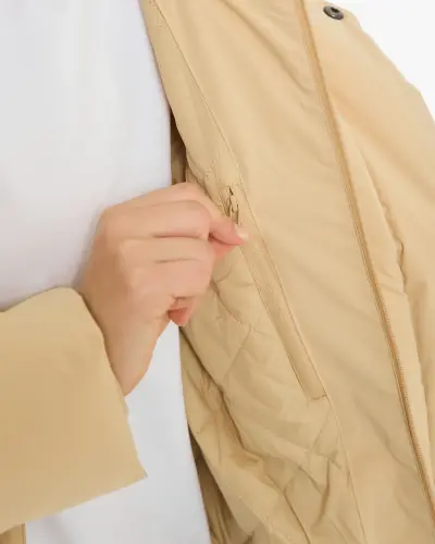 Parka Kurtka - BEJ - 13