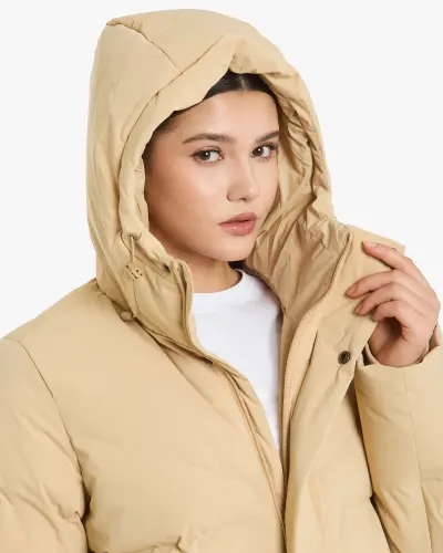 Parka Kurtka - BEJ - 5