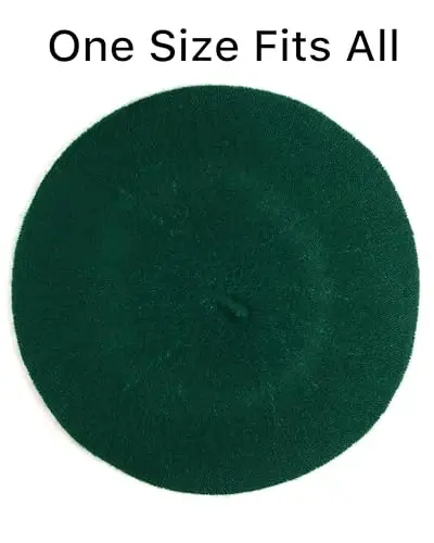 Parquet Solid Color French Beret Hat. Classic French, Casual and Chic Lightweight Cap for Women - 5