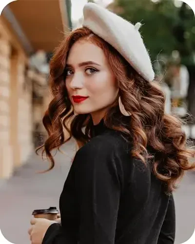 Parquet Solid Color French Beret Hat. Classic French, Casual and Chic Lightweight Cap for Women - 3