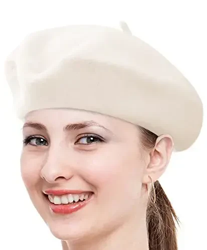 Parquet Solid Color French Beret Hat. Classic French, Casual and Chic Lightweight Cap for Women - 4