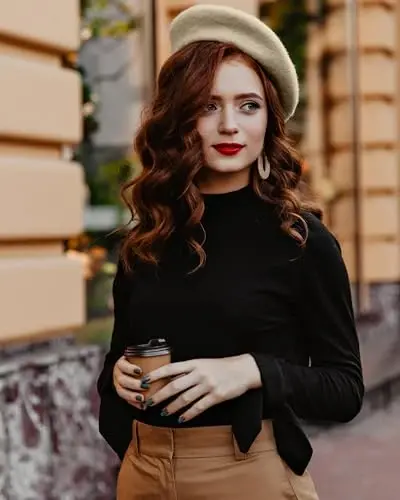 Parquet Solid Color French Beret Hat. Classic French, Casual and Chic Lightweight Cap for Women - PARQUET (1)