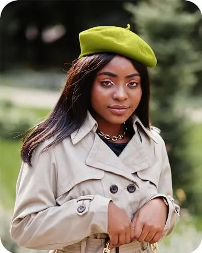 Parquet Solid Color French Beret Hat. Classic French, Casual and Chic Lightweight Cap for Women - 4
