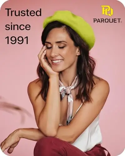 Parquet Solid Color French Beret Hat. Classic French, Casual and Chic Lightweight Cap for Women - 6