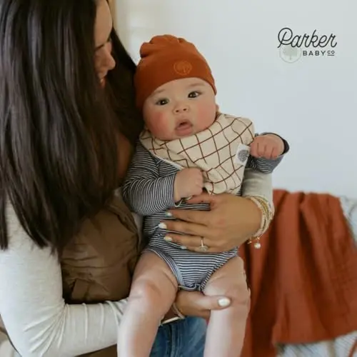 Parker Baby Bandana Drool Bibs 8 Pack Baby Bibs for Boys, Girls, Unisex - Soft & Stylish Teething Bibs for Babies - 7