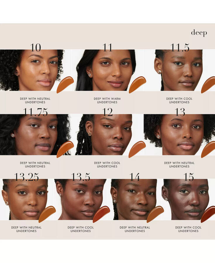 Parlak İpek Doğal Işıltı Fondöten 10 DEEP WITH A GOLDEN UNDERTONE - 5