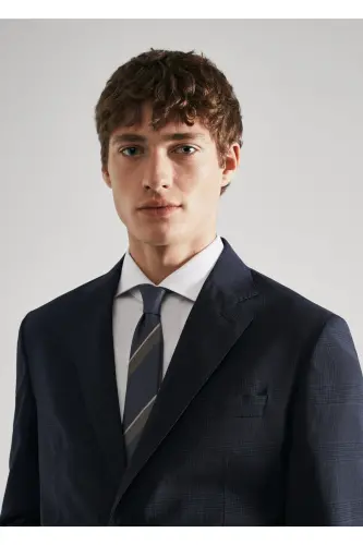 Parlak Mavi Erkek Yetişkin Blazer Ceket 47094008-Parlak Mavi - 4