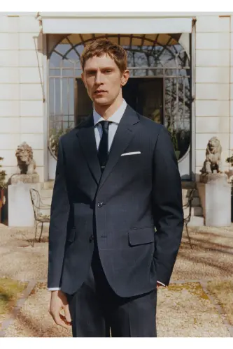 Parlak Mavi Erkek Yetişkin Blazer Ceket 47094008-Parlak Mavi - 6