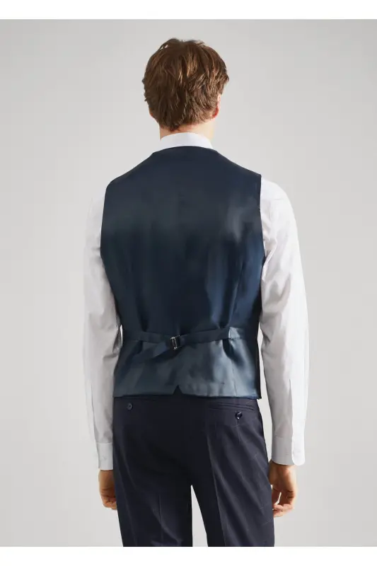 Parlak Mavi Erkek Yetişkin Yelek 47001176-Parlak Mavi - 6