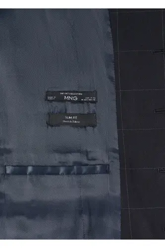 Parlak Mavi Erkek Yetişkin Yelek 47001176-Parlak Mavi - 5