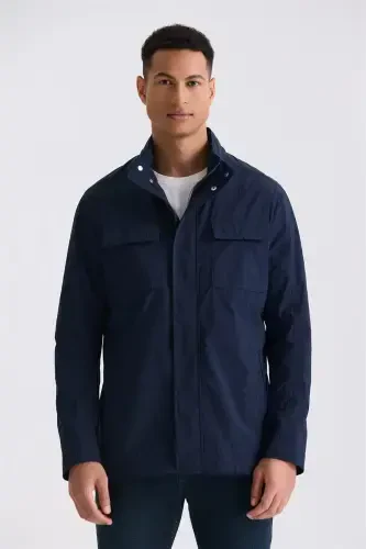 Parlament Comfort Fit Raised Collar All-Season Sports Jacket - Modazone (1)