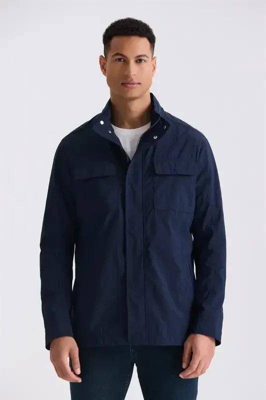 Parlament Comfort Fit Raised Collar All-Season Sports Jacket - 1