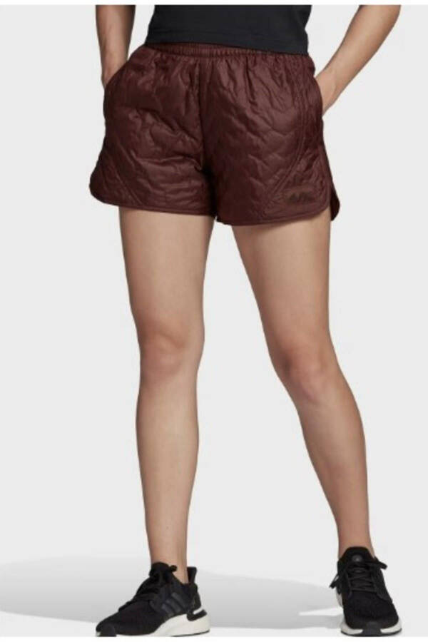 PARLEY QUILTED Women's Brown SHORTS - 2