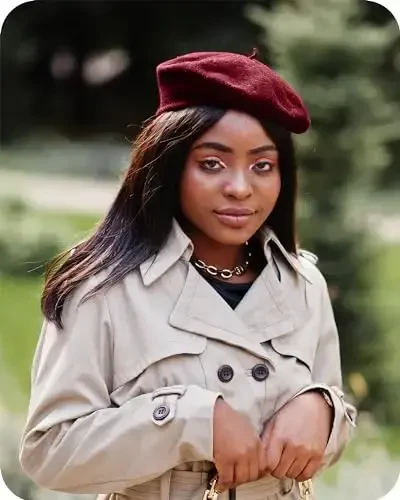 Parquet Solid Color French Beret Hat. Classic French, Casual and Chic Lightweight Cap for Women - 4