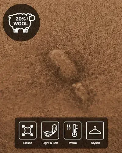 Parquet Solid Color French Beret Hat. Classic French, Casual and Chic Lightweight Cap for Women - 3