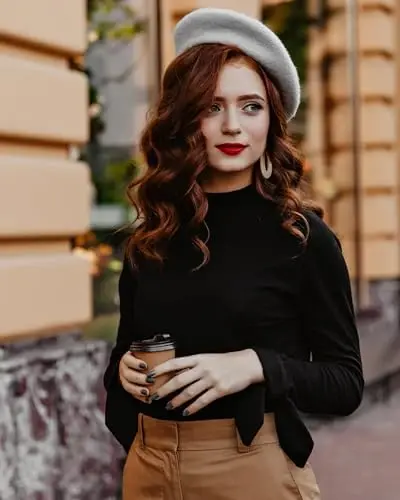 Parquet Solid Color French Beret Hat. Classic French, Casual and Chic Lightweight Cap for Women - PARQUET (1)