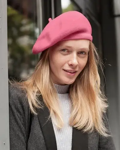 Parquet Solid Color French Beret Hat. Classic French, Casual and Chic Lightweight Cap for Women - 6