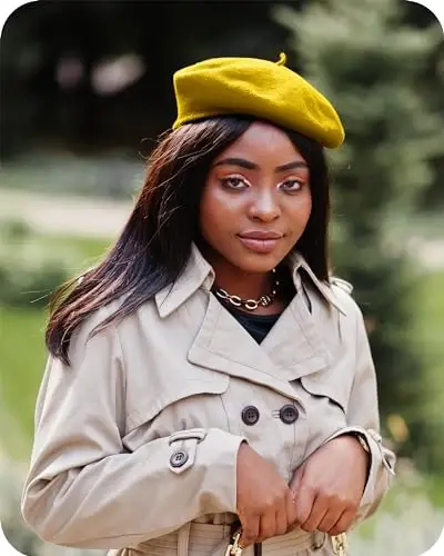 Parquet Solid Color French Beret Hat. Classic French, Casual and Chic Lightweight Cap for Women - 4