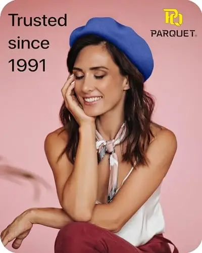 Parquet Solid Color French Beret Hat. Classic French, Casual and Chic Lightweight Cap for Women - 6