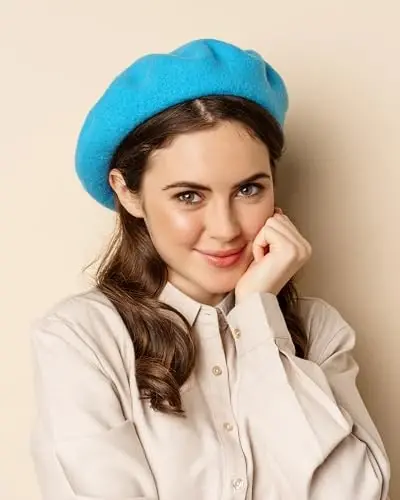 Parquet Solid Color French Beret Hat. Classic French, Casual and Chic Lightweight Cap for Women - PARQUET (1)