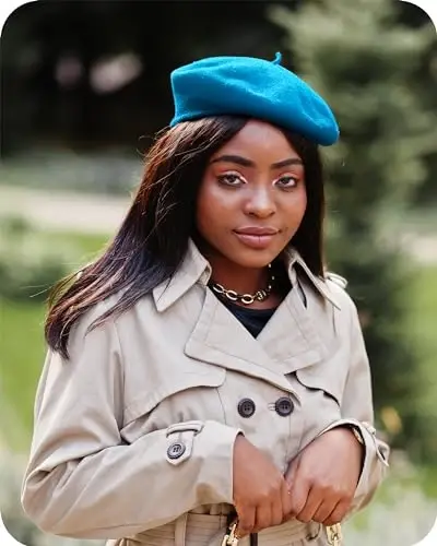 Parquet Solid Color French Beret Hat. Classic French, Casual and Chic Lightweight Cap for Women - 4