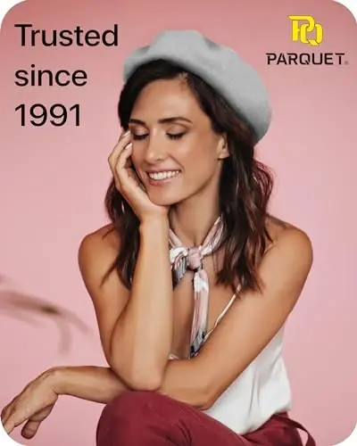 Parquet Solid Color French Beret Hat. Classic French, Casual and Chic Lightweight Cap for Women - 6