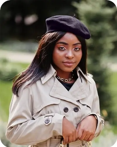 Parquet Solid Color French Beret Hat. Classic French, Casual and Chic Lightweight Cap for Women - 4