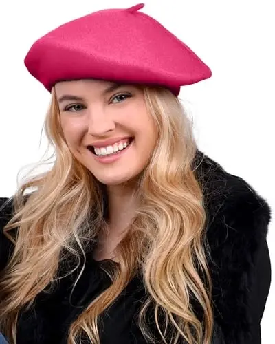 Parquet Solid Color French Beret Hat. Classic French, Casual and Chic Lightweight Cap for Women - 1