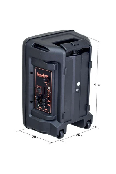 Party Box Bluetooth Karnayka Katta Katta Ko'chma Zaryadli Simsiz Karnayka + Karaoke Mikrofon - 2