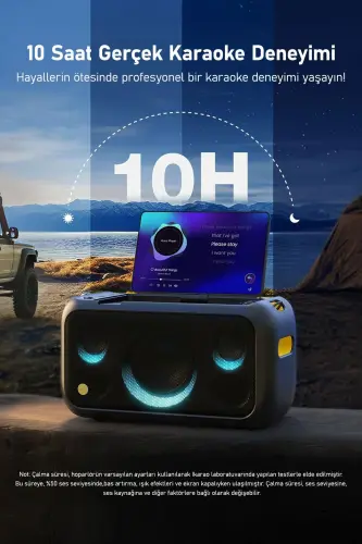 Partybox Break X1 460w Karaoke Bluetooth Hoparlör Seti, Dahili 13.3