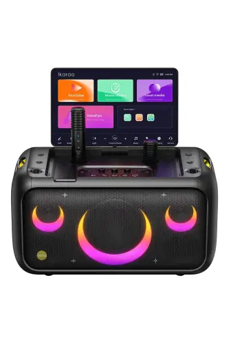 Partybox Break X1 800W Karaoke Bluetooth Karnay Dinamik to'plami, o'rnatilgan 13.3