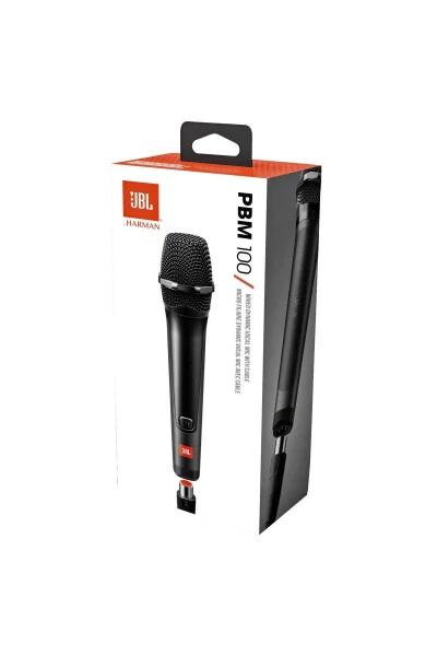 Partybox Wired Karaoke Microphone Black-jb.pbm100blk - 4