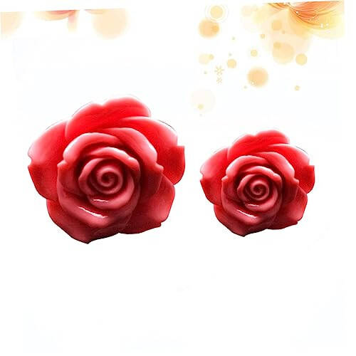 PartyKindom 1 Pair Solid Perfume for Car Vehicle Vent Ornament Car Air Freshener Clip Rose Car Vent Clips Essential Aromatherapy Automotive Diffuser Automobile Inner Decoration Car Clip Charm - 4