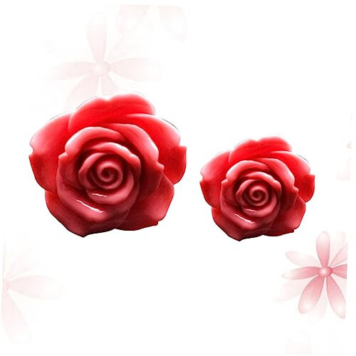 PartyKindom 1 Pair Solid Perfume for Car Vehicle Vent Ornament Car Air Freshener Clip Rose Car Vent Clips Essential Aromatherapy Automotive Diffuser Automobile Inner Decoration Car Clip Charm - 5