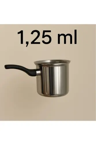 Paslanmaz Çelik Cezve Sütlük No: 10 15-FİNCAN-Gri - 3