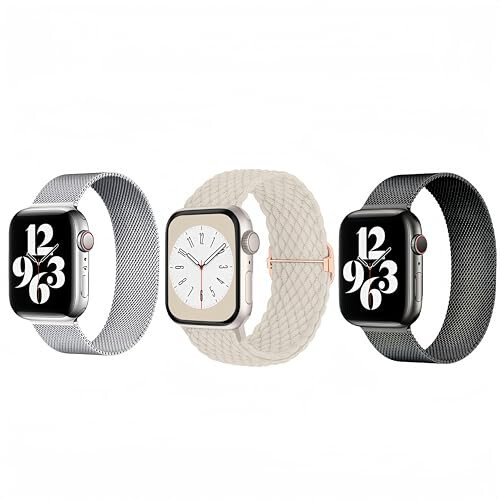 Paslanmaz Çelik Tel Kadranlı Akıllı Saat Bilekliği, Naylon Kordonlar Apple Watch 38mm 40mm 41mm 42mm 44mm 45mm 49mm iWatch SE2 SE Serisi 9 8 7 6 5 4 3 2 1 ile Uyumlu - 1