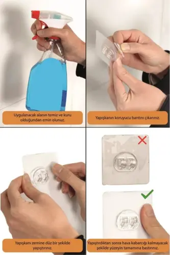 Paslanmaz Lif Askılıklı Kristal Raflı Üçlü Banyo Ve Kozmetik Düzenleyici Beyaz Banyo Rafı Şampuanlık - BEYAZ - Beyaz Raf - 6