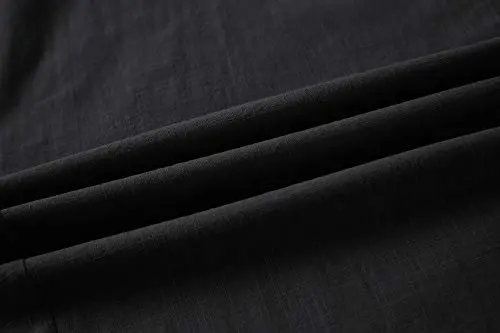 PASLTER Mens Casual Linen Pants Loose Fit Elastic Drawstring Waist Straight-Legs Summer Yoga Beach Long Pants - 6