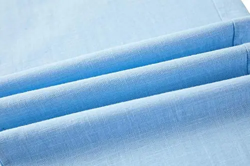 PASLTER Mens Casual Linen Shimlar Keng Kesilgan Elastik Bog'ichli Bel To'g'ri Poy Summer Yoga Beach Uzun Shimlar - 6