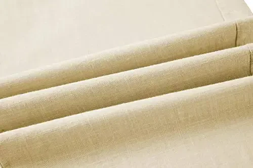 PASLTER Mens Casual Linen Shimlar Keng Kesilgan Elastik Ipli Bel To'g'ri Poyli Yozgi Yoga Plyaj Uzun Shimlar - 6